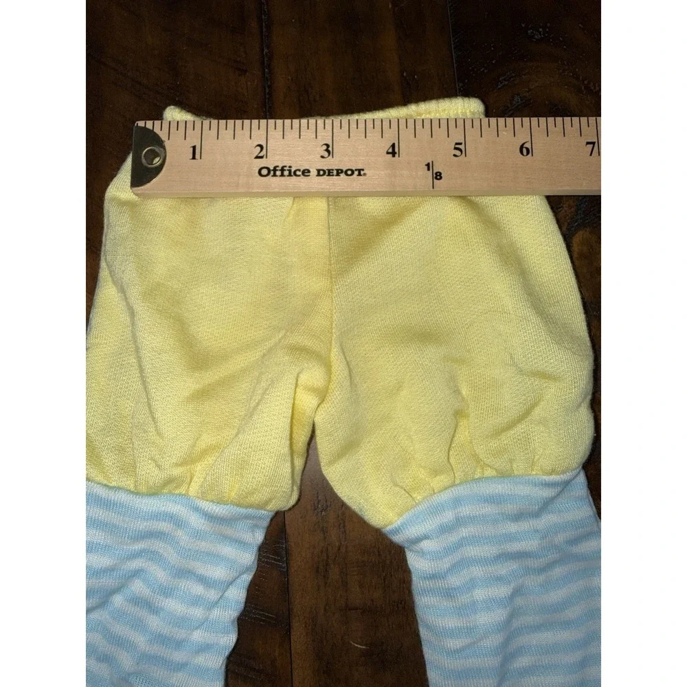 Vintage  Cabbage Patch Doll Clothes  Yellow Jogging Suit Top And Bottoms  Coleco